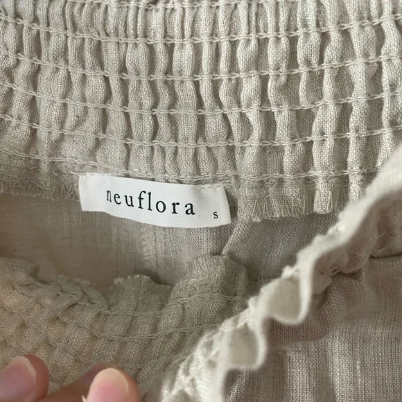 Neuflora Anna Pants, Light Beige - Picture 2 of 3